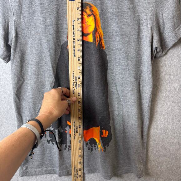 Taylor Swift Shirt S reputation rep Black Orange Rare Official Merch Y2K Gray - Picture 4 of 7